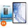 Mobigear Samsung Galaxy Tab S8 Glas Skærmbeskytter - Case Friendly (3-pak)