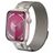 Mobigear Mecha Loop Milanesisk loop Apple Watch Armband Magnetlås - 49/46/45/44 mm - Stjärnglans