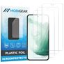 Mobigear Samsung Galaxy S22 Película de ecrã em plástico - Compatível com capas (Pack de 3)