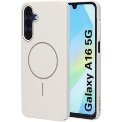 Mobiparts Slim Line Samsung Galaxy A16 MagSafe Plástico rígido Capa traseira - Off White