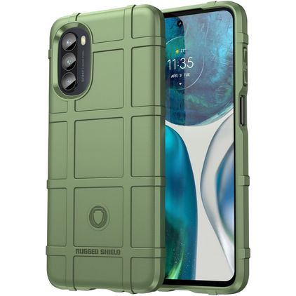 Mobigear Rugged Shield Motorola Moto G52 Flexible TPU Back cover Shockproof - Green