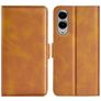 Mobigear Slim Magnet Samsung Galaxy S25 Edge Wallet case - Cognac