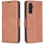 Mobigear Excellent Samsung Galaxy A56 Pungetui med Seddelrum - Brun