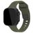 Mobilize Sports Silikoni Apple Watch Ranneke Tappikiinnitys - 42/41/40/38 mm - Vihreä