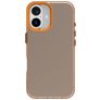 Mobigear Crystal iPhone 16 Plus Fodral Hårdplast Skal - Orange