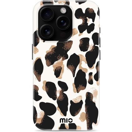 MIO iPhone 16 Pro MagSafe Plástico rígido Capa traseira - Leopard