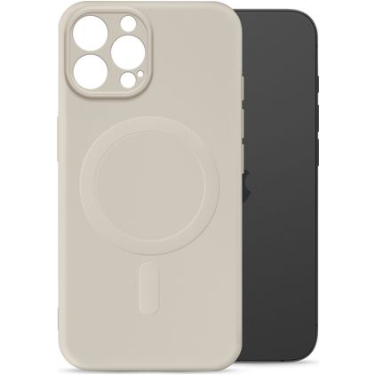My Style Protective Flex iPhone 16 Pro Max MagSafe Elastyczne TPU Etui plecki - Antique White