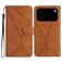 Mobigear Stitch iPhone 17 Pro Max Wallet case - Brown