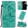Mobigear Butterfly Xiaomi Redmi Note 8T Funda tipo libro Cartera - Turquesa