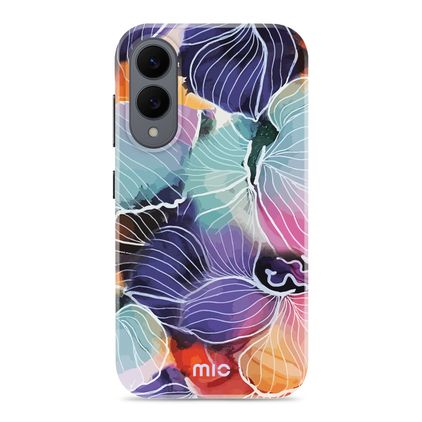 MIO Samsung Galaxy S25 Edge MagSafe Plástico rígido Capa traseira - Flowers