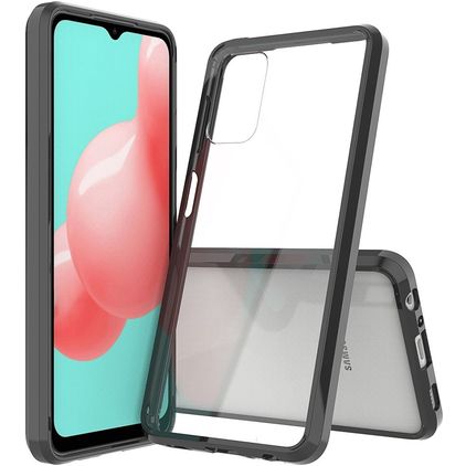 Mobigear Crystal Samsung Galaxy A32 5G Hardcase Back cover - Trasparente / Nero