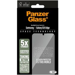 PanzerGlass Ceramic Samsung Galaxy S25 Edge Cristal templado Protector de pantalla - Compatible con fundas