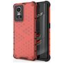 Mobigear Honeycomb Realme GT Neo 3 Fodral Hårdplast Skal Stötsäkert - Röd