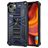 Mobigear Armor Stand iPhone 13 Pro Max Hardcase Back cover Antiurto con supporto - Blu