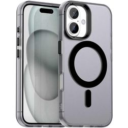 Mobigear Shockproof iPhone 17 MagSafe Funda Plástico rígido Carcasa - Negro