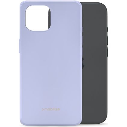 Mobilize Rubber Gelly iPhone 15 TPU flexible Carcasa - Pastel Purple