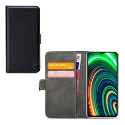 Mobilize Classic Gelly Wallet Realme C25Y Pungetui med Seddelrum - Sort