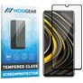 Mobigear Premium POCO M3 Tempered Glass Screen Protector - Case Friendly - Black
