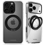 Mobilize 360 Rotating Ring iPhone 16 Pro MagSafe Kova Suojakuori + Sormuspidike - Musta
