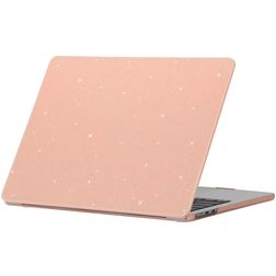 Mobigear Sparkling Cream MacBook Air 13 tum (2022-2026) Hårt MacBook-skal - Rosa - Modell A2681 / A3113 / A3240 / A3449