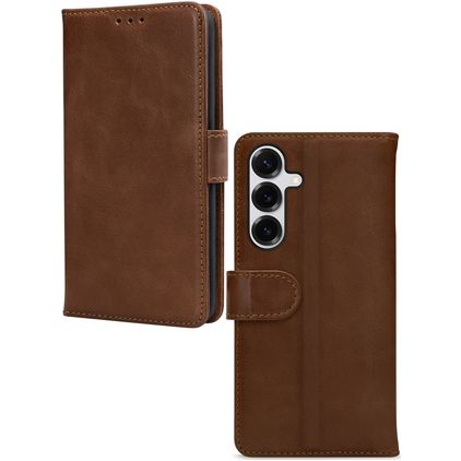 Mobilize Wallet Samsung Galaxy S26 Plus Genuine Leather Wallet case - Brown