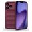 Mobigear Bumpy iPhone 17 Pro Fleksibel TPU Bagsidecover - Wine Red