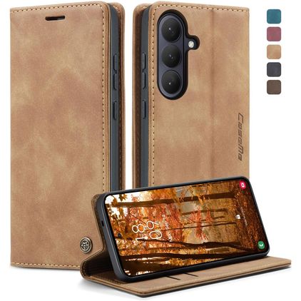 CaseMe 013 Samsung Galaxy S26 Plus Wallet case - Brown