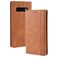 Mobigear Sensation Samsung Galaxy S10 5G Wallet case - Cognac
