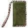 Mobilize Magnet Zipper Samsung Galaxy S21 FE Cover a libro 2 in 1 con guscio estraibile a portafoglio - Olive Leopard