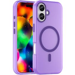 Mobigear Shockproof iPhone 17 MagSafe Kova Suojakuori - Violetti