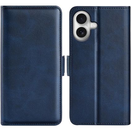 Mobigear Slim Magnet iPhone 17 Pungetui med Seddelrum - Mørkeblå