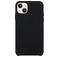 Mobigear Rubber Touch iPhone 15 Silikone Bagsidecover - Sort