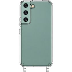 Mobigear Mix & Match Läpinäkyvä Samsung Galaxy S22 Joustava TPU Suojakuori kaulanauhalla - Läpinäkyvä