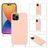 Mobigear Lanyard iPhone 14 Pro Max Silicone Capa com cordão - Rosa