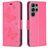 Mobigear Butterfly Samsung Galaxy S24 Ultra Capa livro Carteira - Vermelho