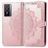 Mobigear Mandala Vivo Y76 Cover a libro portafoglio - Oro rosa