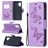 Mobigear Butterfly Samsung Galaxy A32 5G Pungetui med Seddelrum - Lilla