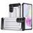 Mobigear Outdoor Samsung Galaxy A16 Hårdt Bagsidecover Stødsikkert - Sølv