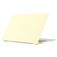 Mobigear Cream Matte MacBook Air 13 polegadas (2018-2020) Capa rígida para MacBook - Amarelo - Modelo A1932 / A2179 / A2337