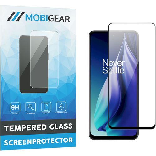 Mobigear Premium OnePlus Nord N30 SE Cristal templado Protector de pantalla - Compatible con fundas - Negro