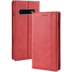 Mobigear Sensation Samsung Galaxy S10 Plus Funda tipo libro Cartera - Rojo