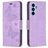 Mobigear Butterfly Samsung Galaxy A54 Cover a libro portafoglio - Viola