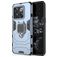 Mobigear Armor Ring OnePlus 10T Plástico rígido Capa traseira Antichoque com anel - Azul marinho