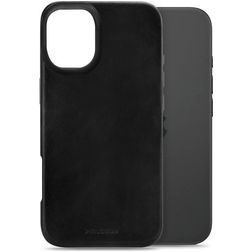 Mobilize Premium iPhone 16 MagSafe Genuine Leather Back cover - Black