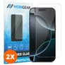 Mobigear iPhone 16 Pro Härdat glas Skärmskydd - Skalvänligt (2-pack)