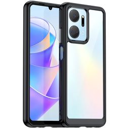 Mobigear Crystal HONOR X7A Kova Suojakuori - Musta