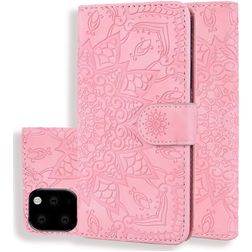 Mobigear Mandala iPhone 11 Plånboksfodral med sedelfack - Rosa
