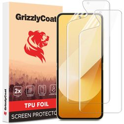 GrizzlyCoat Samsung Galaxy Z Flip 5 Hidrogel TPU Protector de pantalla - Compatible con fundas - Negro