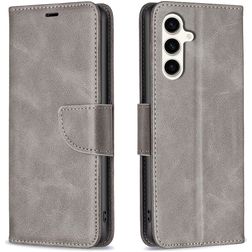 Mobigear Excellent Samsung Galaxy S24 FE Cover a libro portafoglio - Grigio