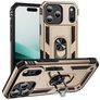 Mobigear Armor Ring iPhone 18 Pro Hard Case Back cover Shockproof with Ring Holder - Gold